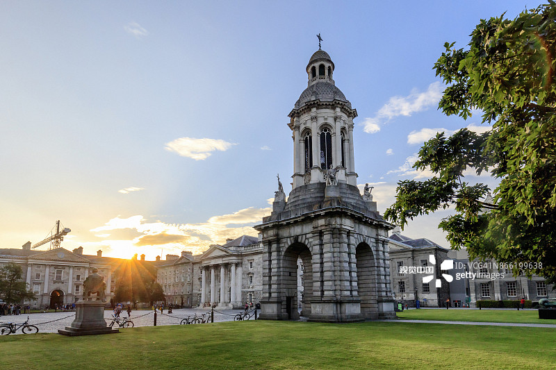 都柏林圣三一学院图片素材