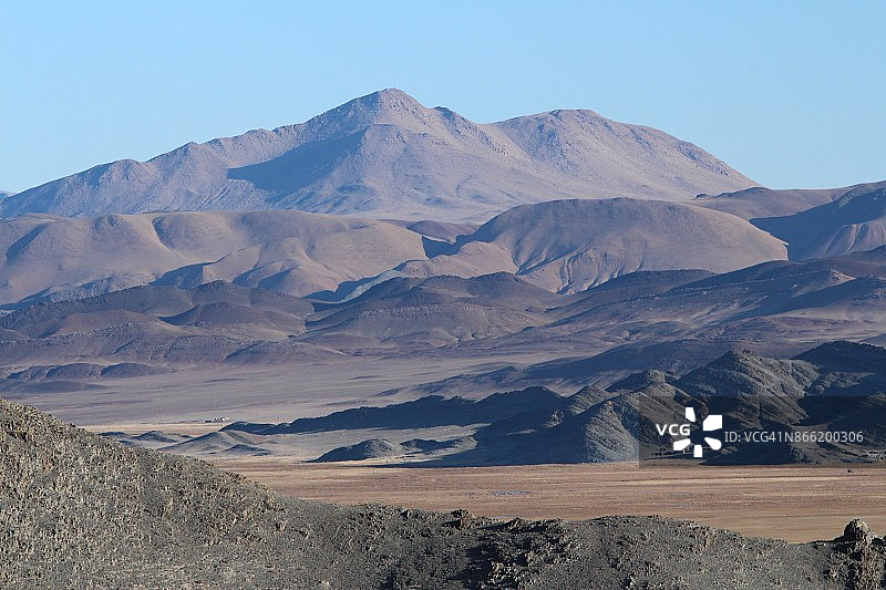 蒙古的金雕猎人图片素材