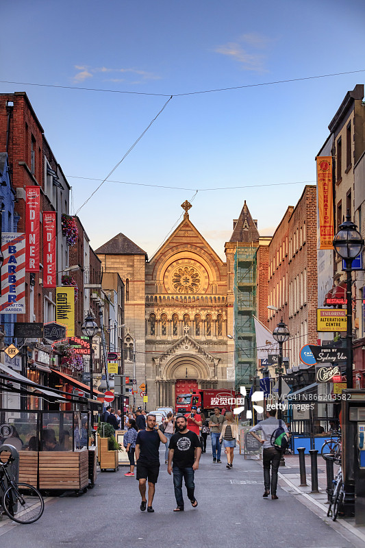 都柏林格拉夫顿街图片素材