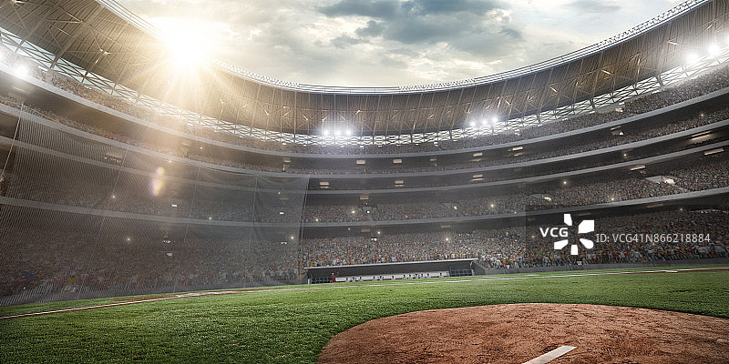 3D专业棒球场图片素材