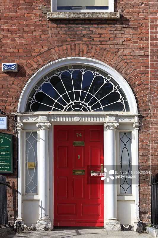 都柏林梅里恩广场图片素材