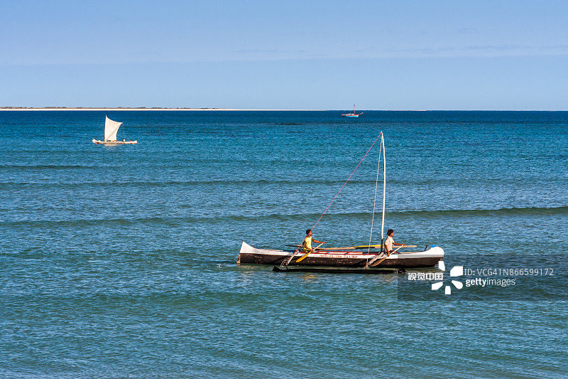 划船的马达加斯加水手图片素材