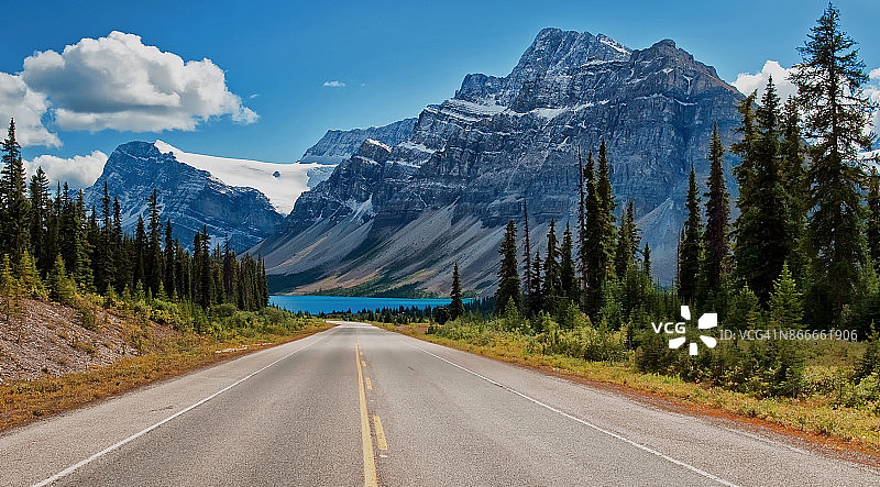 加拿大班夫国家公园风光图片素材