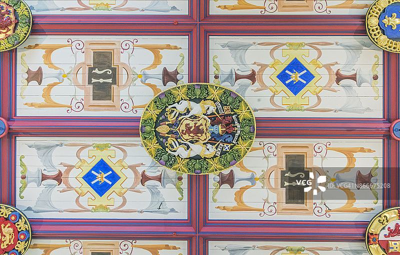 国王内殿天花板图片素材