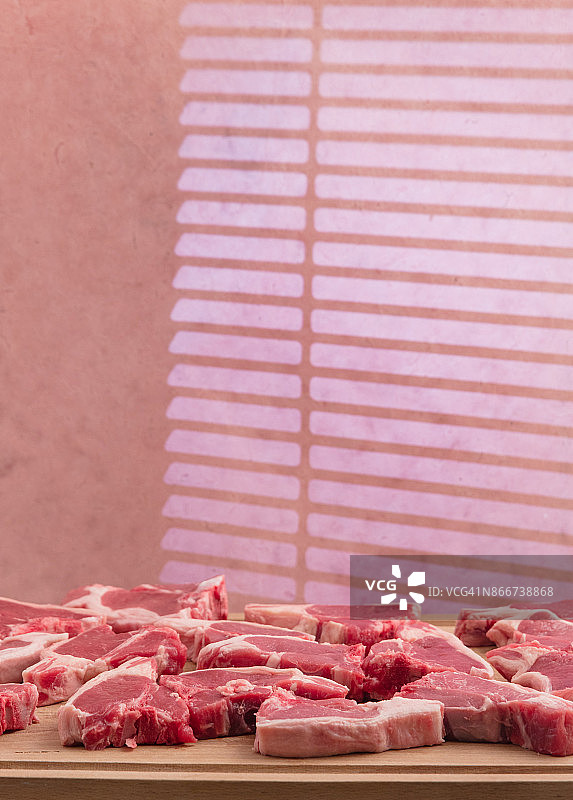 生羊排图片素材