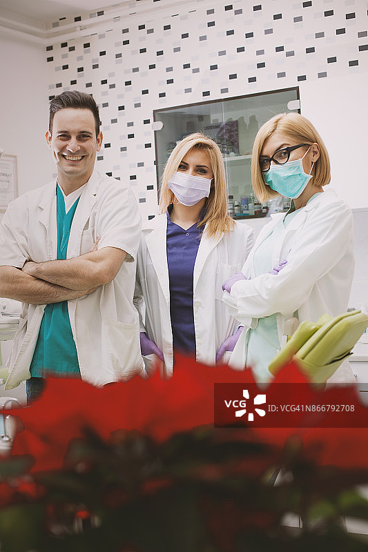 成功的牙医团队图片素材