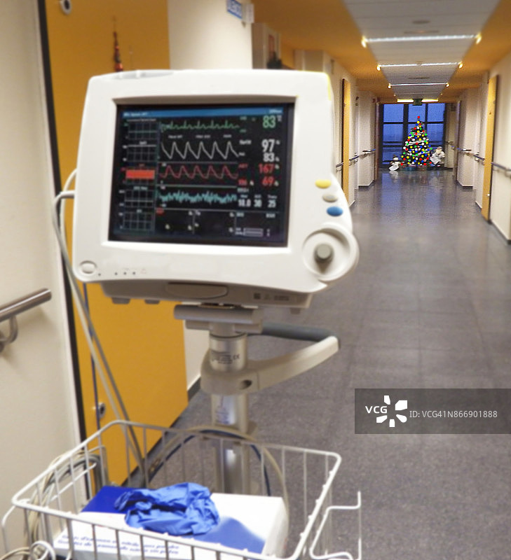 医院里的圣诞节图片素材