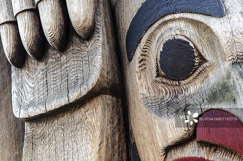 西雅图图腾柱图片素材