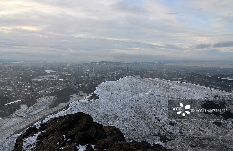 爱丁堡的冬季景色图片素材