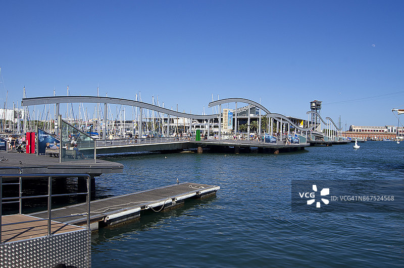 巴塞罗那兰布拉海滨图片素材