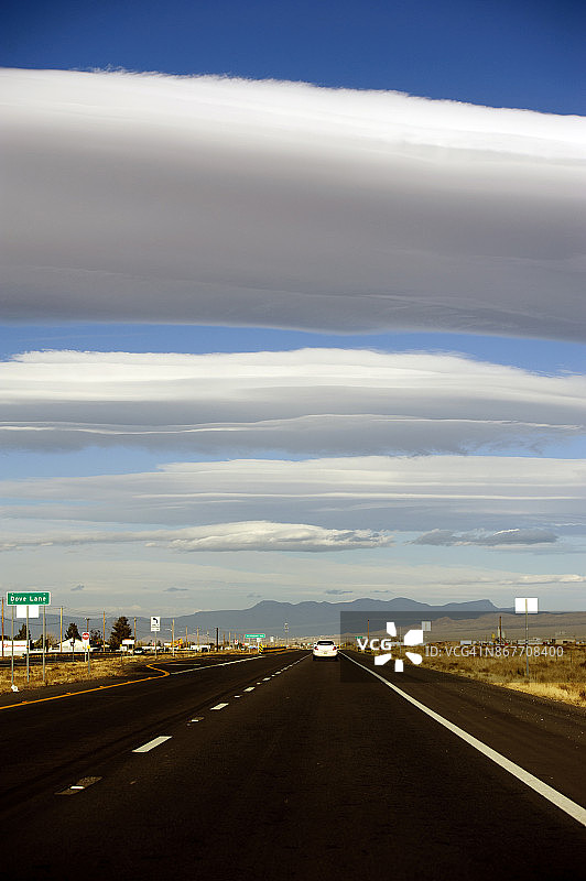 通往美国亚利桑那州金曼的公路图片素材