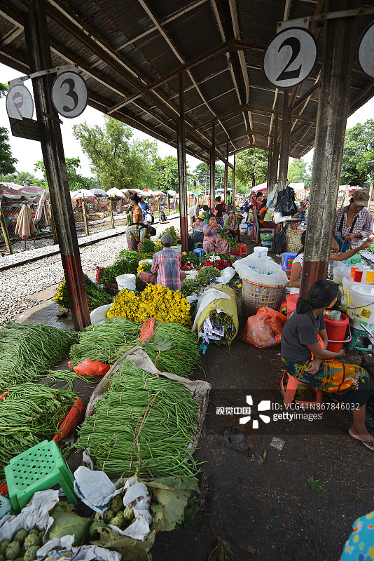 缅甸仰光环线列车网络图片素材