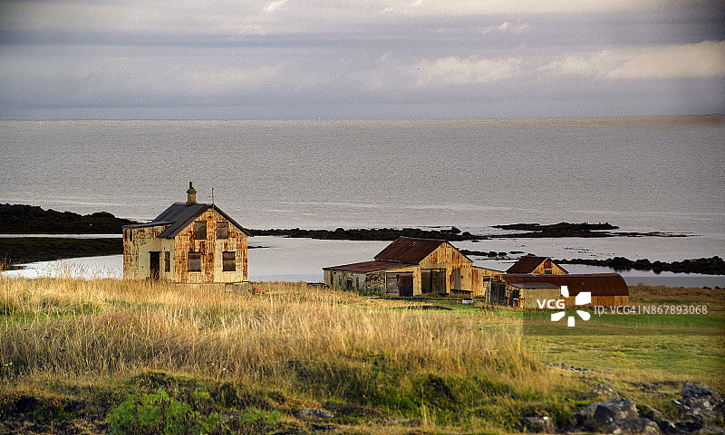 雷恰角半岛废弃农舍图片素材