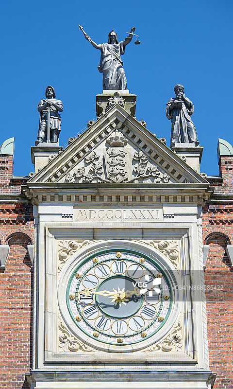 丹麦欧登塞市政厅图片素材