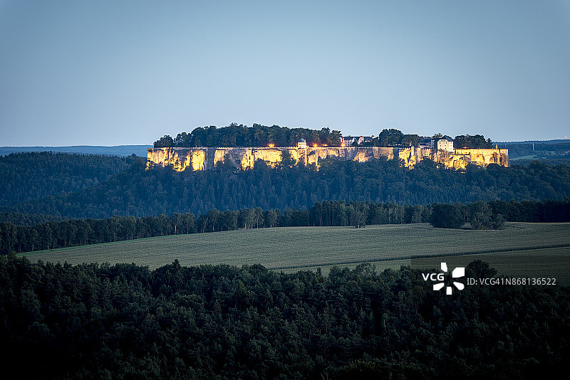 柯尼希施泰因要塞图片素材