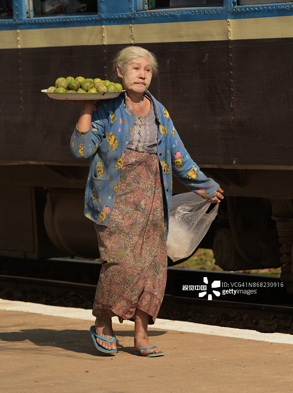 老年商贩图片素材