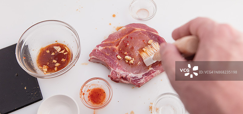 腌制生猪肉图片素材