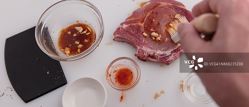 腌制生猪肉图片素材