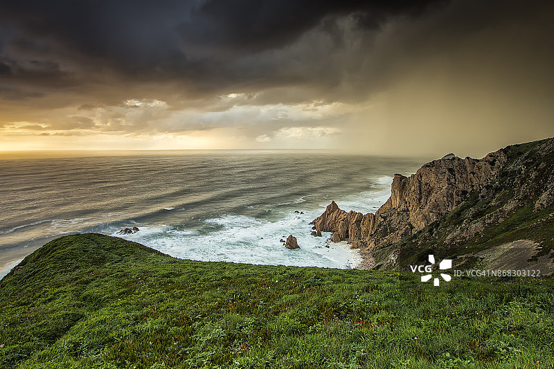 罗卡角的日落图片素材