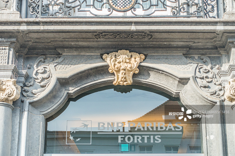 比利时安特卫普法国巴黎银行图片素材