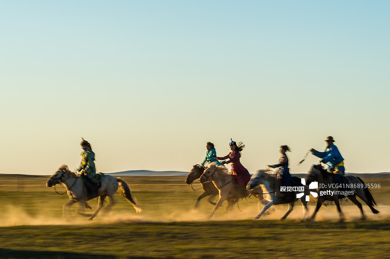 马术技术表演图片素材