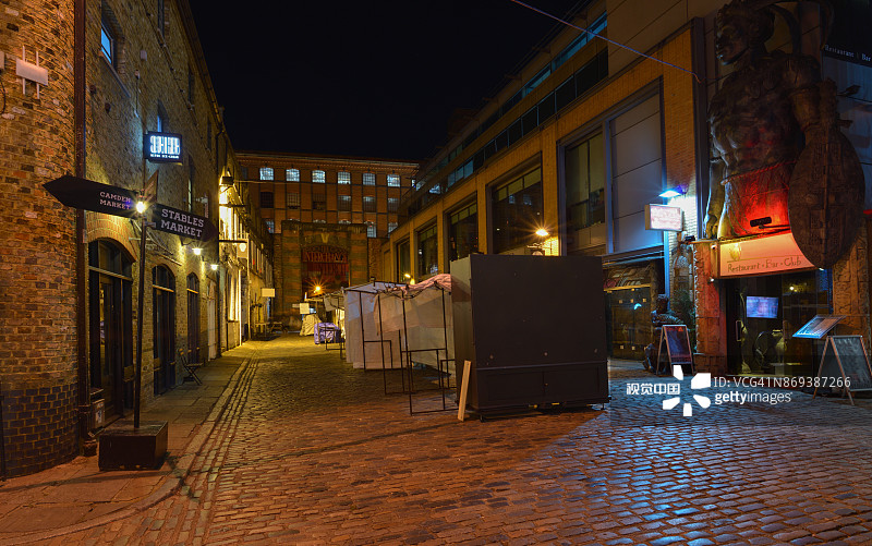 卡姆登市场夜景图片素材