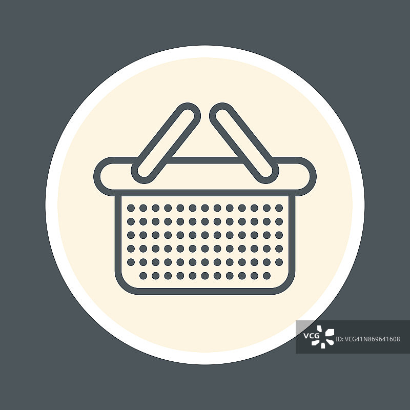 购物篮图标图片素材