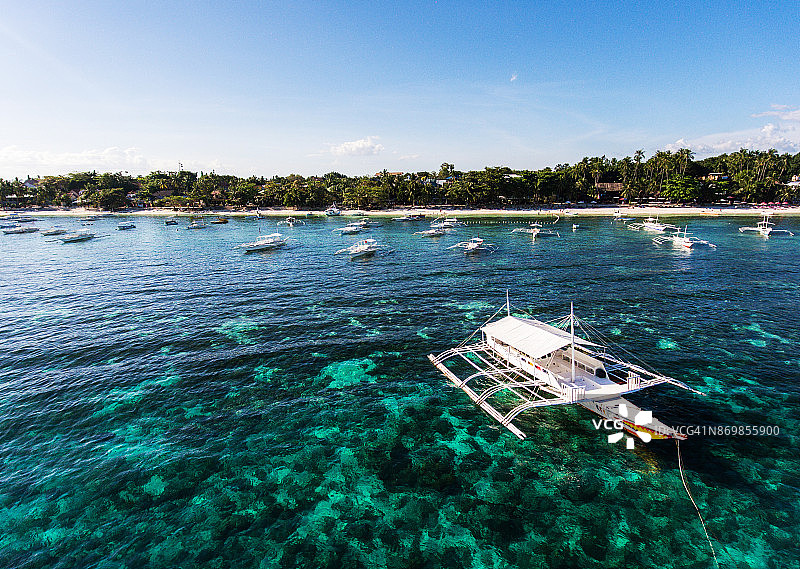 薄荷岛航拍景观图片素材