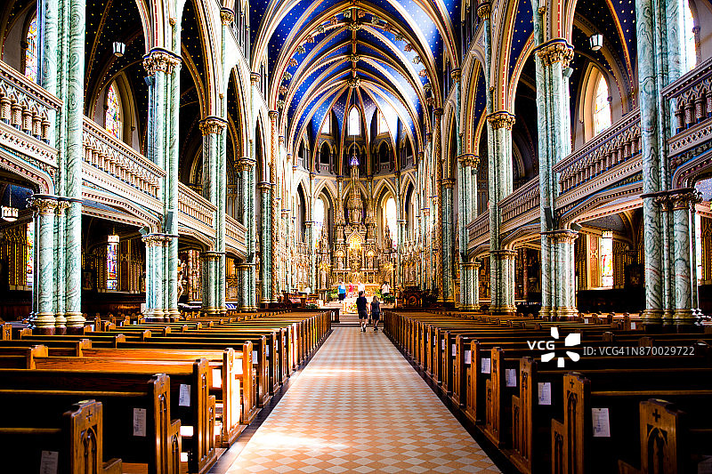 渥太华圣母院图片素材