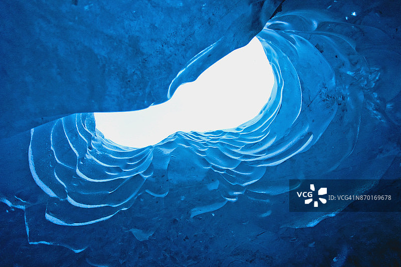 冰岛冰洞图片素材