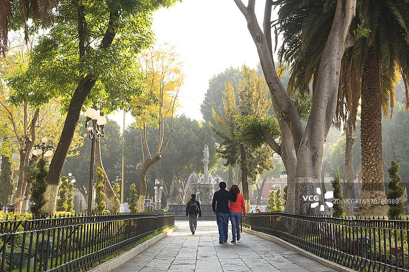 普埃布拉的索科洛生活图片素材