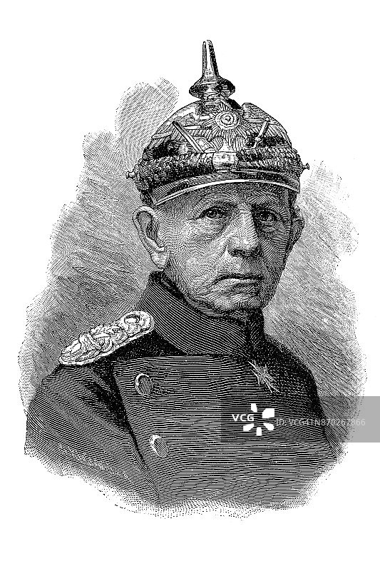 老赫尔穆特·冯·毛奇图片素材