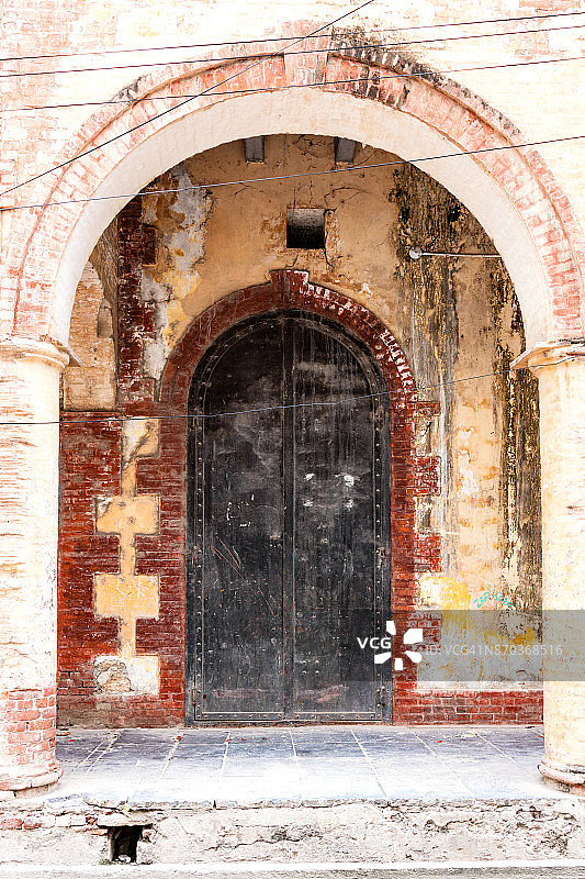 雅克梅勒的仓库门图片素材