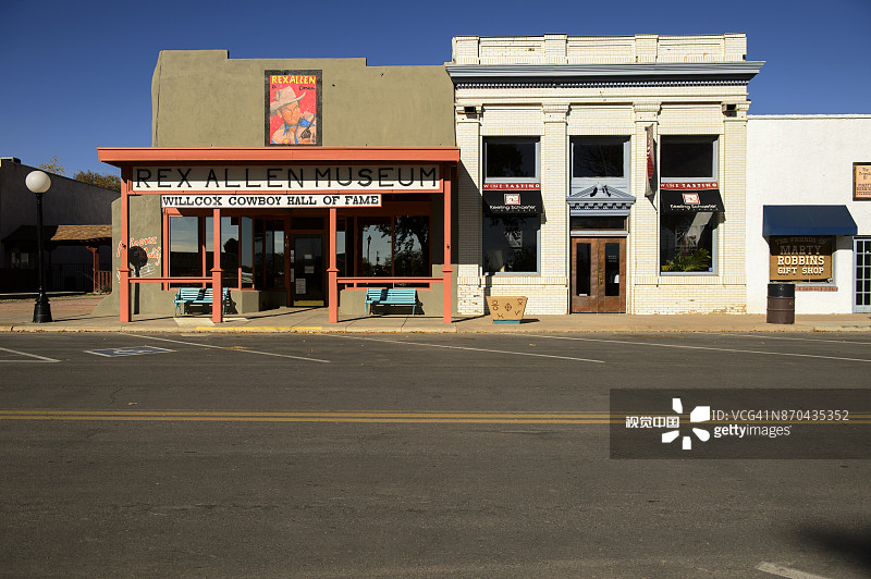 美国亚利桑那州威科克斯的城市街道图片素材