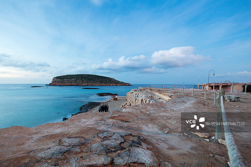 伊维萨岛孔特海滩图片素材