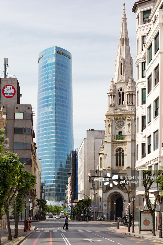 西班牙毕尔巴鄂伊维尔德罗拉塔（165米）图片素材