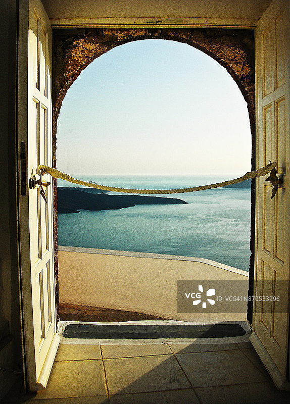 通往天堂的门廊图片素材