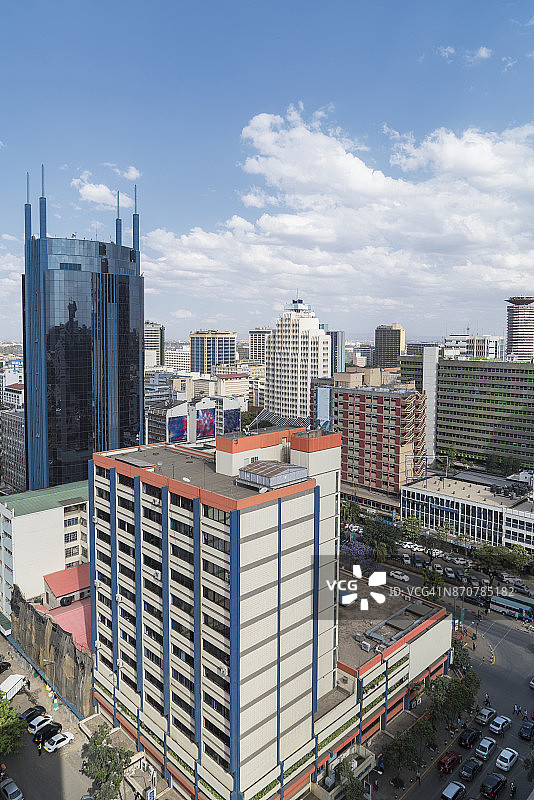 内罗毕市中心的现代建筑图片素材