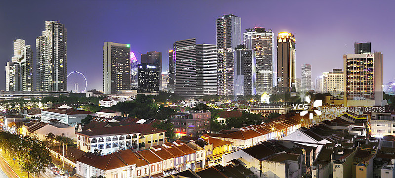 新加坡甘榜格南图片素材