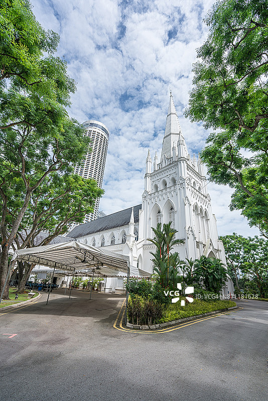 新加坡圣安德烈座堂图片素材