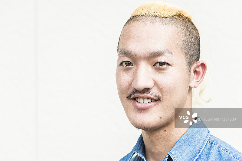 年轻男人肖像图片素材