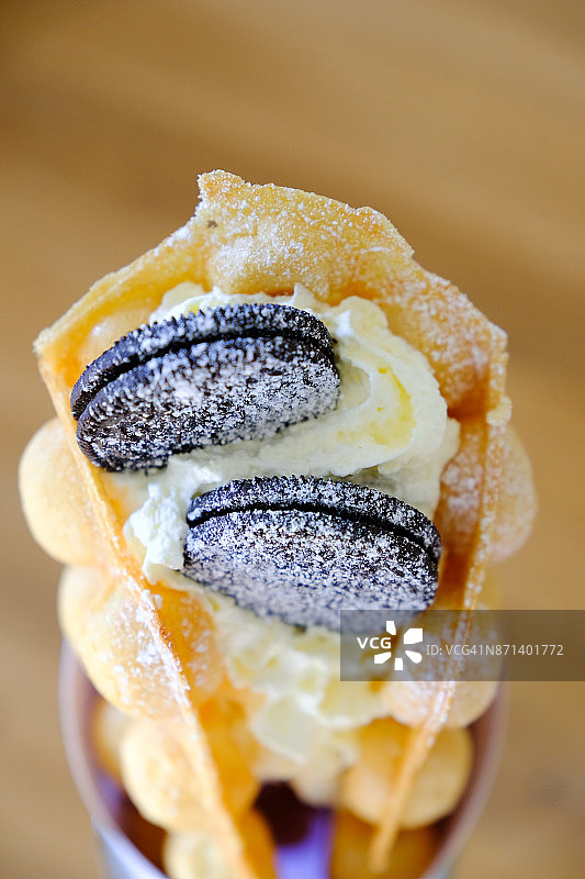 香港特色小吃：鸡蛋仔图片素材