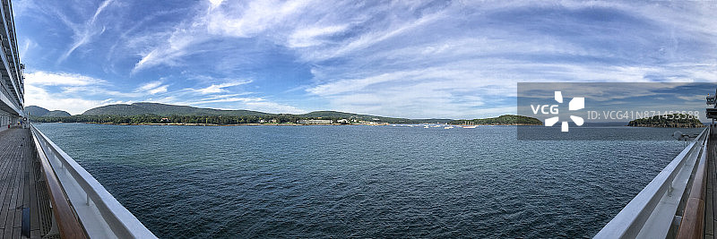 缅因州巴尔港风光图片素材