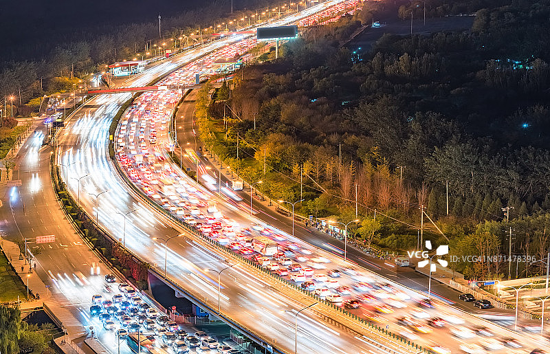 夜间交通图片素材