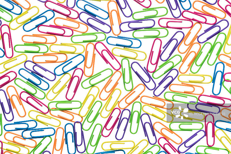 彩色回形针图案图片素材