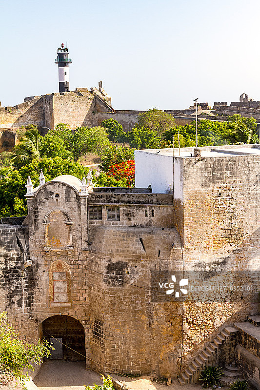 迪乌堡内部图片素材