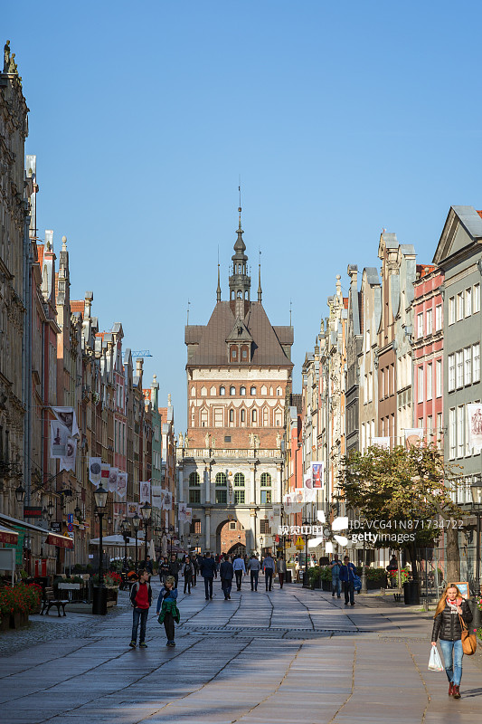 格但斯克长街（长巷）图片素材