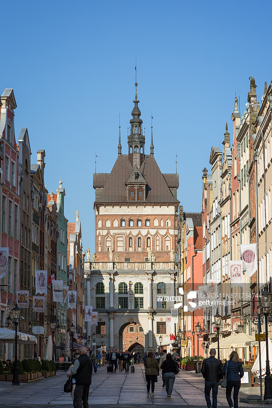 格但斯克长街（长巷）图片素材