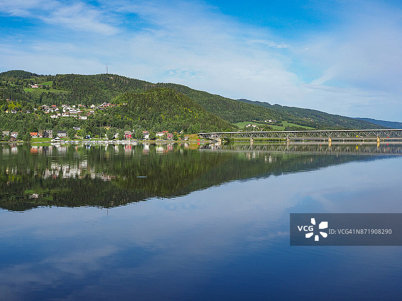 米约萨湖图片素材