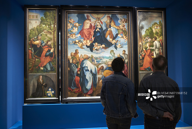 阿尔布雷cht·丢勒的《海勒祭坛》图片素材